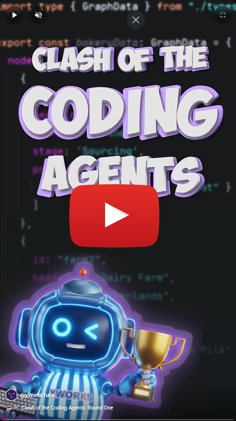 YOUTUBE SHORT: clash of the coding agents