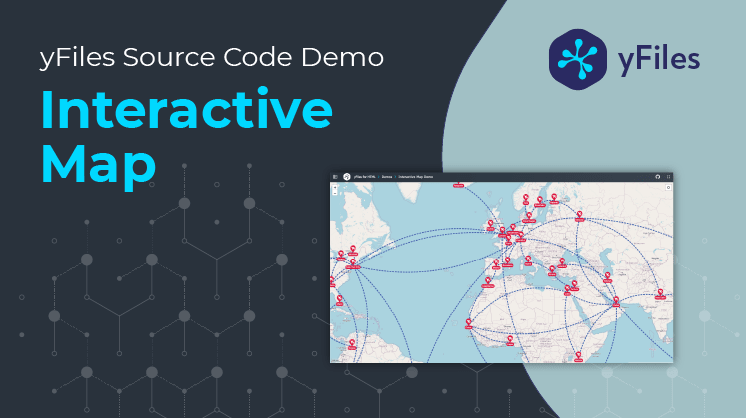 Interactive Map Demo [yFiles for HTML]